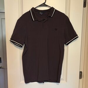 Fred Perry Men's Brown Polo